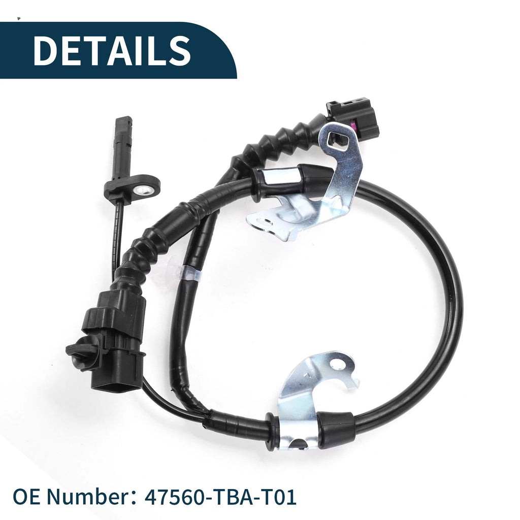 Rear Left ABS Wheel Speed Sensor No. 47560-TBA-T01 for Honda Civic (2016–2022)