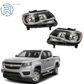 Set of 2 Clear Halogen Headlights for Chevy Colorado (2015–2022)