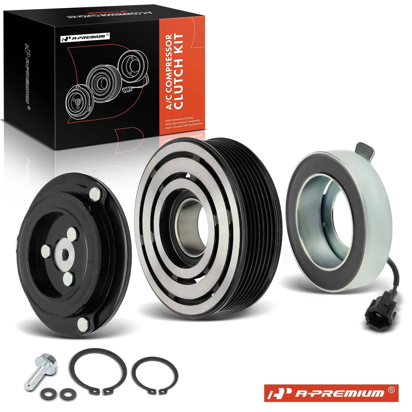 A/C Compressor Clutch Kit for Nissan 370Z, Infiniti EX35, EX37, M37, Q60 (2009–2020)