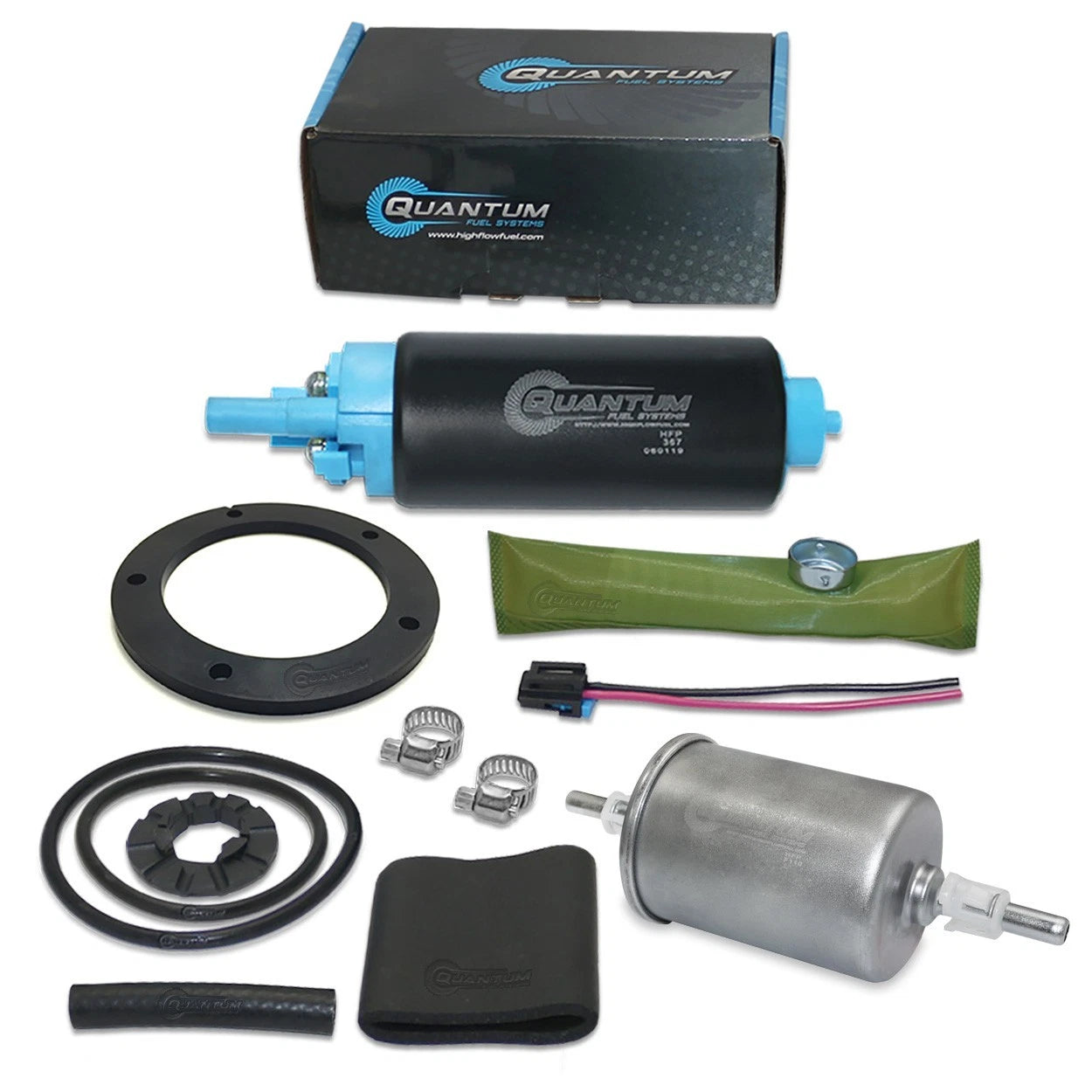 QFS Fuel Pump + Gasket + Filter for John Deere RSX 850i 860i (2013–2017)