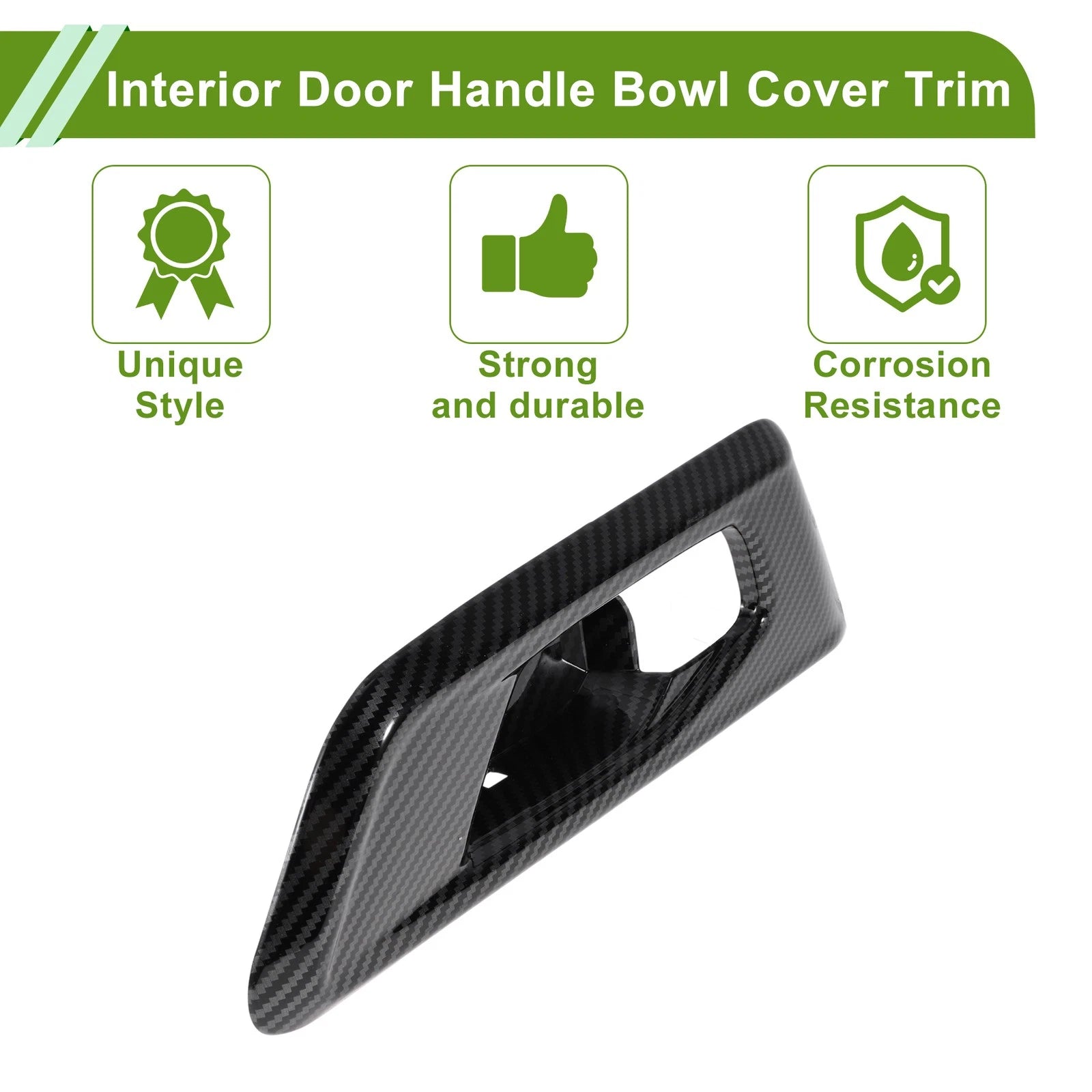 Set of 4 Interior Door Handle Bowl Cover Trim for Honda CR-V (2017–2022)