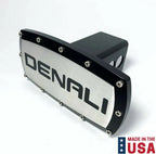 Hitch Cover Plug for GMC Denali Tow Receiver (2010–2020) Black Script