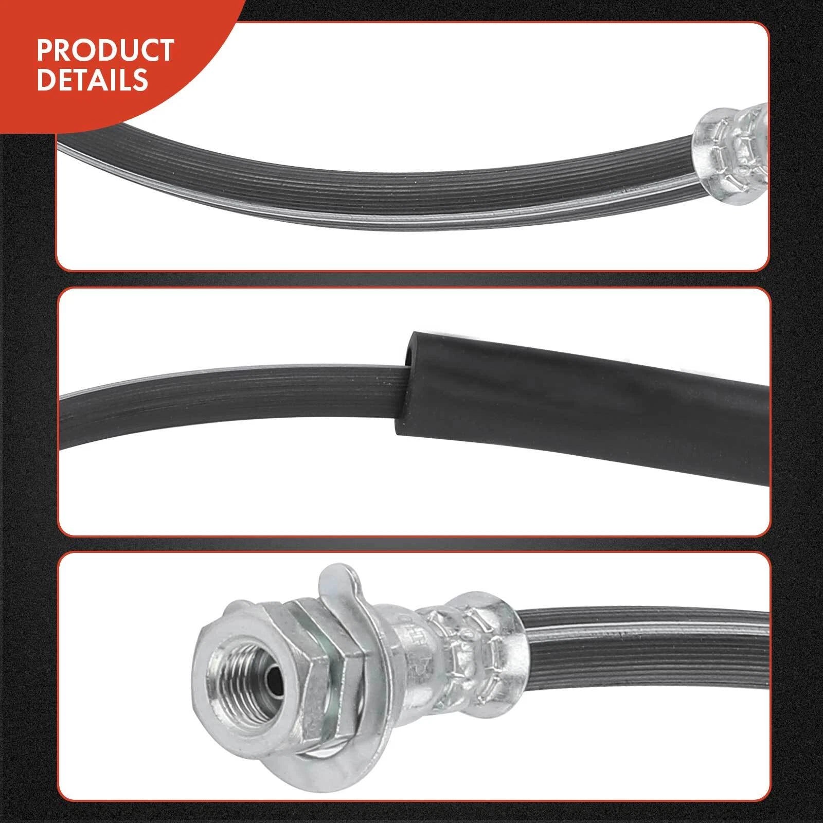 Rear Center Brake Hydraulic Hose for Ford F-150 F-250 F-350 Bronco (1980–1991)