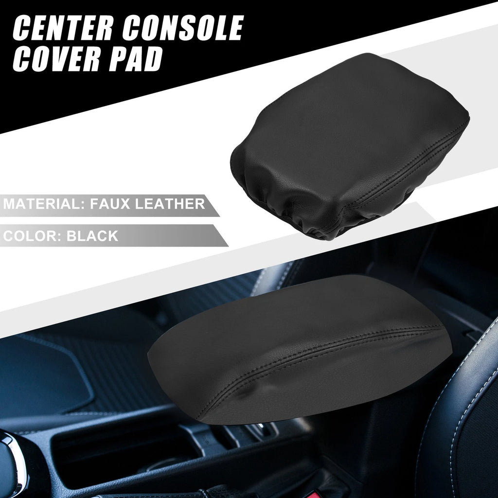 Armrest Cover Pad for Mitsubishi Outlander (2022–2023) Faux Leather Black