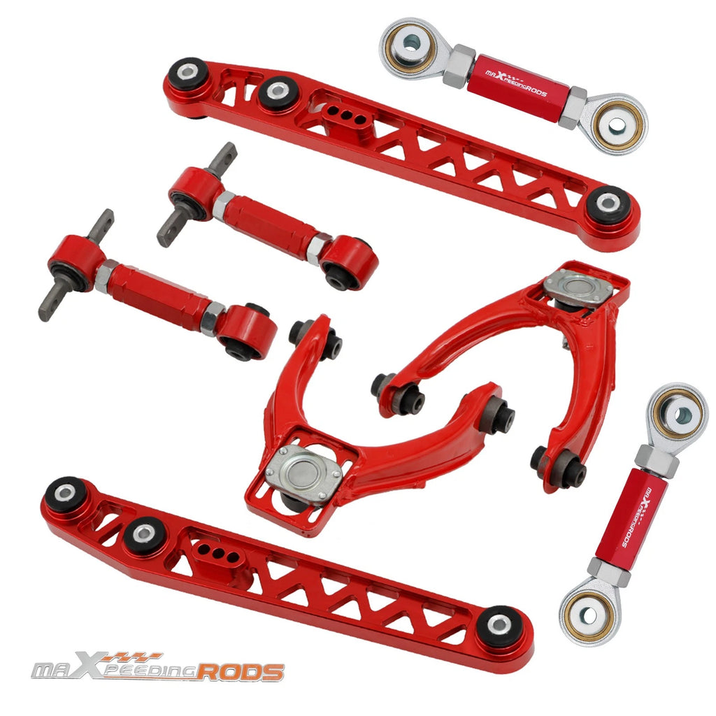 8x Camber Toe Arm Kit + Lower Control Arm for Honda Civic (1996–2000)
