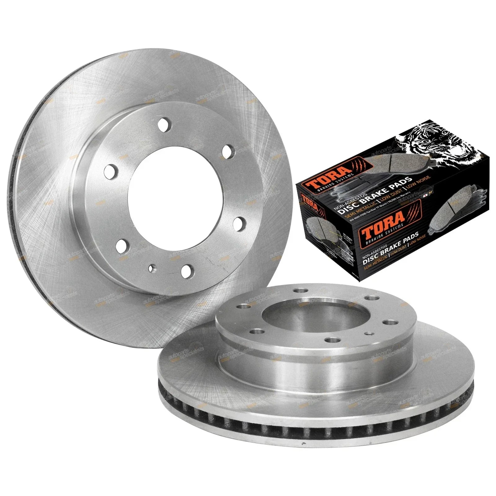 Front Disc Brake Rotors + Pads for Mazda B2600 (2002-2011)