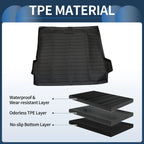 Trunk Mat for BMW X5 (2019–2024) TPE Cargo Liner Replacement Black