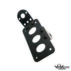 Black Metal License Plate Frame for Motorcycle