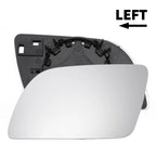 Left Side Mirror Glass Replacement for Volkswagen Polo (2001–2005)