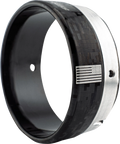 Exhaust End Cap for KHROME WERKS (200880P) - Billet Cut Tip - Carbon - 4-1/2"