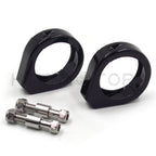 2X 49mm Turn Signal Indicator Light Relocation Fork Clamp for Harley-Davidson