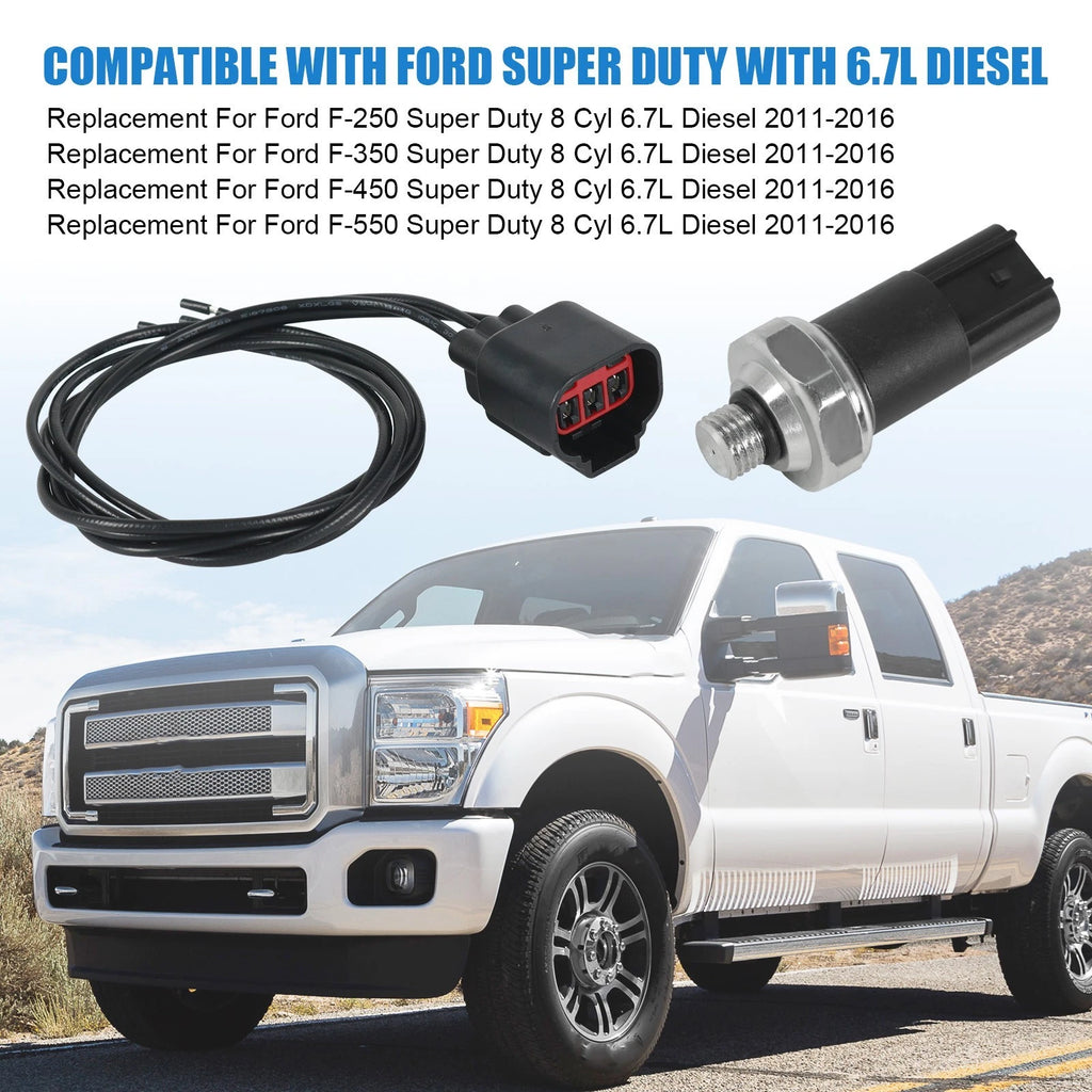 Fuel Pressure Switch with Repair Pigtail for Ford Super Duty (2011–2016)