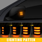 Set of 2 Mirror Turn Signal Lights for Ford F-450 Super (2008–2010) 7C3Z13776