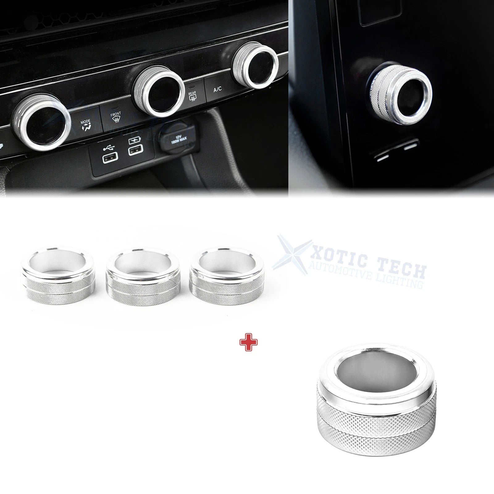 AC Control & Navigation Switch Cover for Honda Civic CR-V (2023–2024)