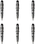 Set of 6 Fuel Injectors 51101006121 0445120202 for MAN TGA TGL TGM (2000–2023)