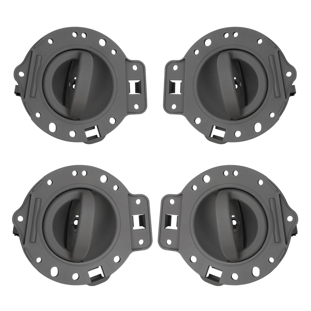 Set of 4 Inner Door Handles for Jeep Commander (2006-2010) Gray