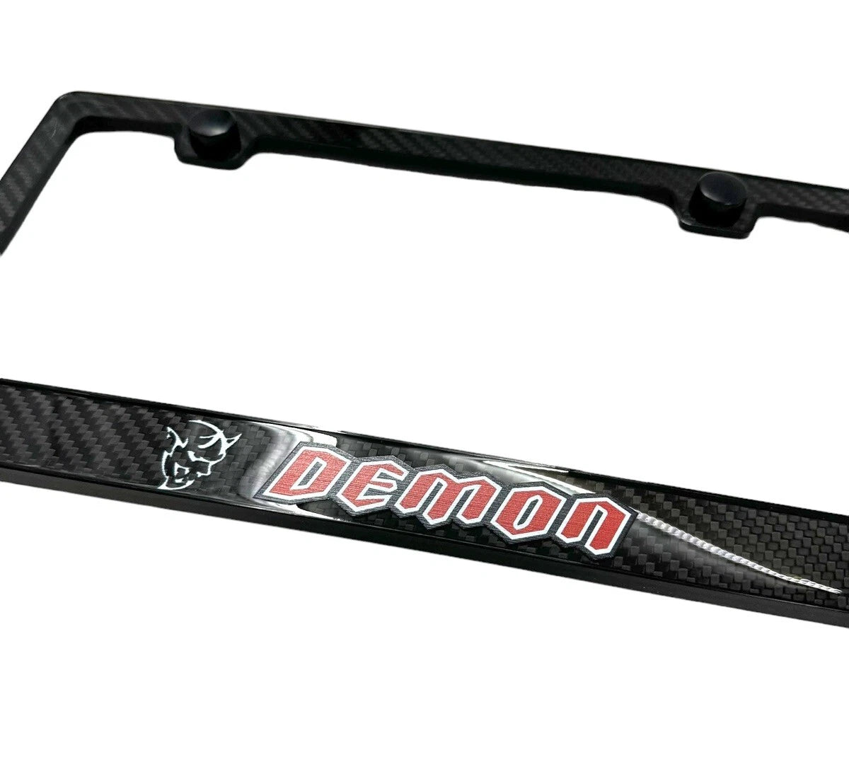 ABS License Plate Frame Real Carbon Fiber for Dodge Demon (2018–2023)
