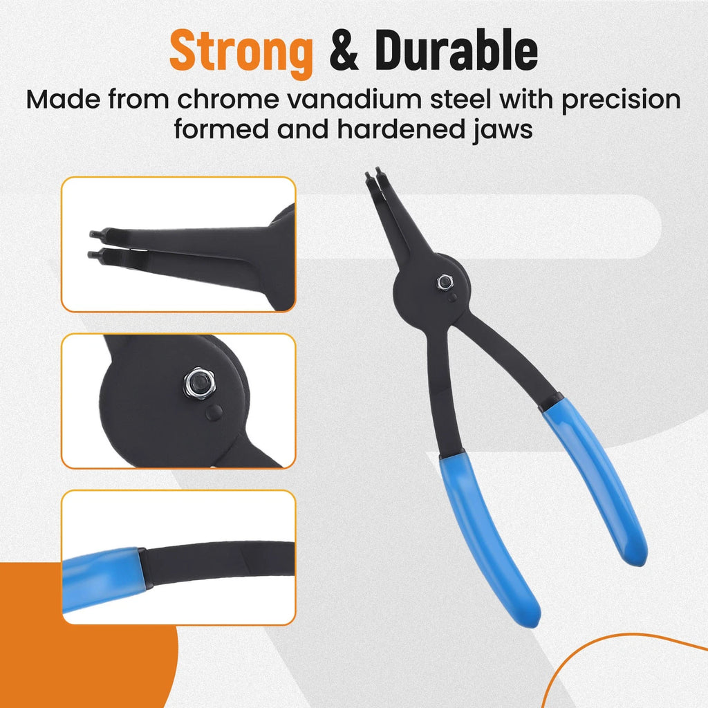 12pcs Retaining Snap Ring Pliers Set for Automotive (Fits )