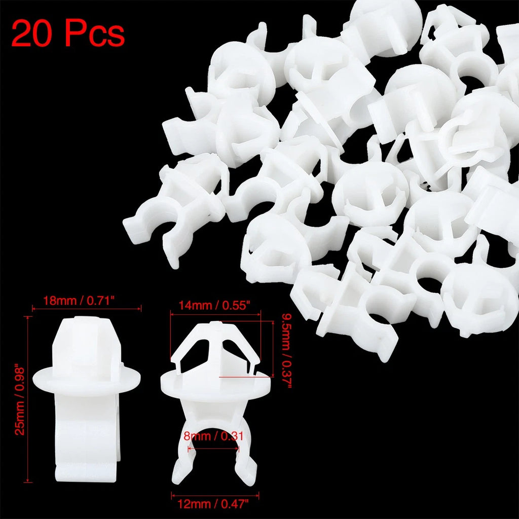 20pcs Hood Prop Rod Clip Retainer for Honda Accord CR-V Civic City 