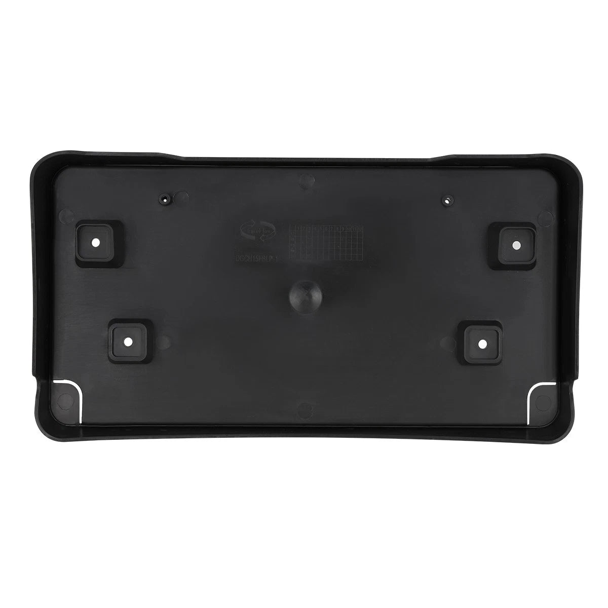 License Plate Mounting Bracket for Lexus ES300H (2016–2018) Black Polypropylene
