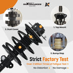 Set of 4 Front & Rear Struts w/Coil Spring Assembly for Dodge Caravan (2001–2007)