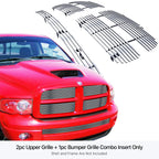 Polished Billet Grille Insert for Dodge Ram Sport (2002-2005)