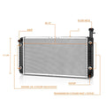 Aluminum OE Style Radiator for Chevy Express/GMC Savana 2004–2014 DPI-2793