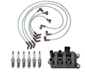 Set of 6 Denso Ignition Coil Wire & Platinum Spark Plugs for Ford Mustang (1994–2004)
