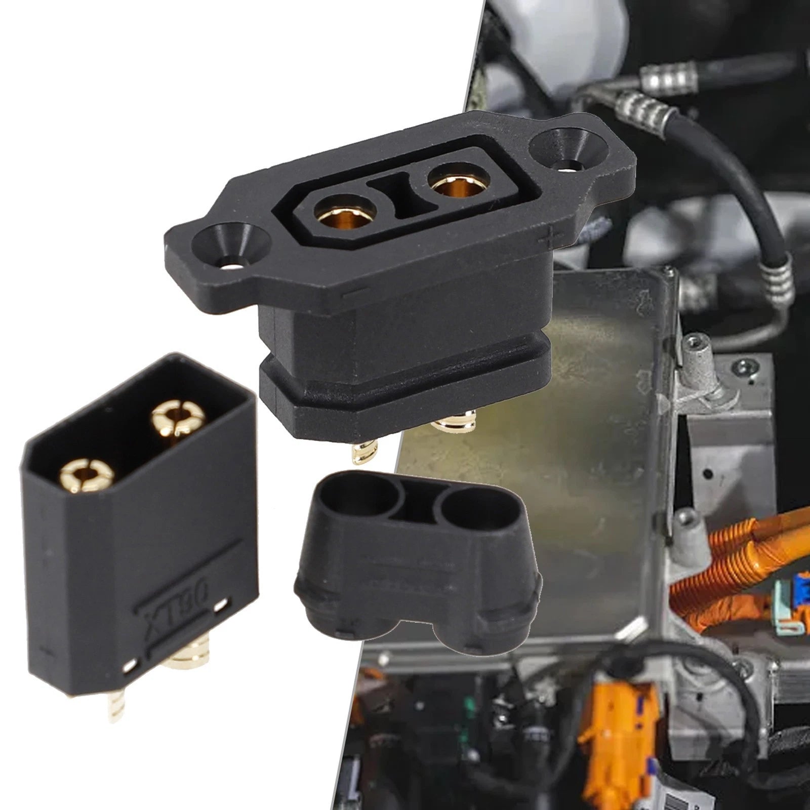 XT90E F Female Head Connector for Electric Vehicle Charging Port