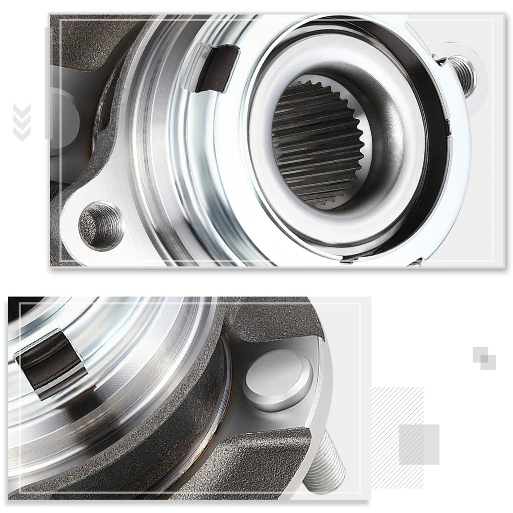 Set of 2 Wheel Hub Bearing Assembly Kit for Nissan Murano Quest (2009–2017)
