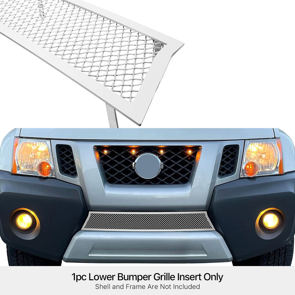 Stainless Steel Chrome Mesh Grille Insert for Nissan Xterra (2009-2012)