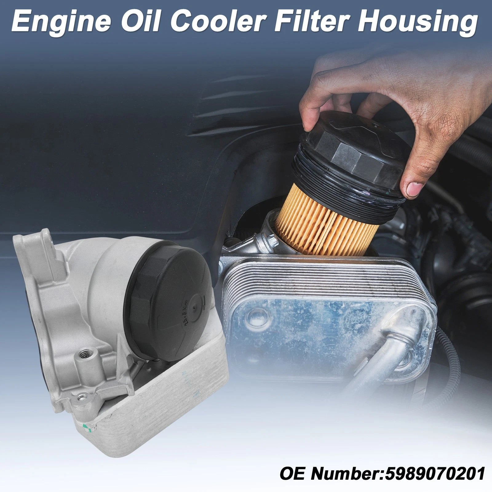 Engine Oil Filter Housing for BMW E91 328i (2012) No. 5989070201