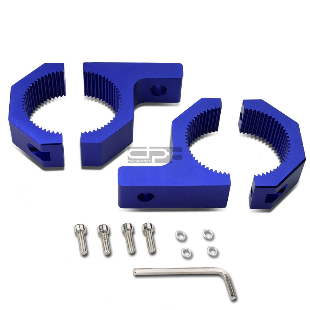 2X Round Rack/Bull Bar Brackets for Fit (Clamp On, Extra Fog Light Bar)