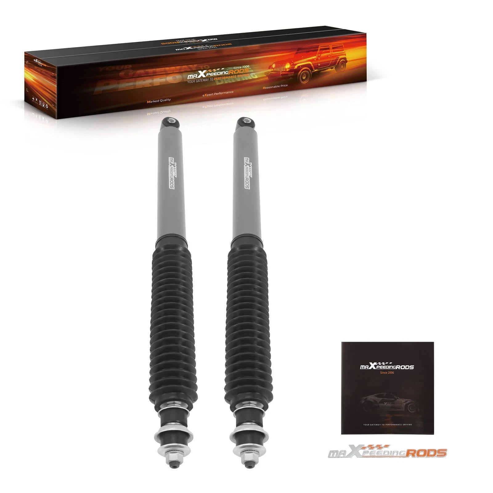 2X Rear Shock Absorbers for Toyota Tundra (2007–2021) 4WD/RWD 0-3.5" Lift