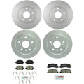 Brake Kit Disc Rotors & Ceramic Pads for Toyota (Front 275mm, Rear 268.8mm)