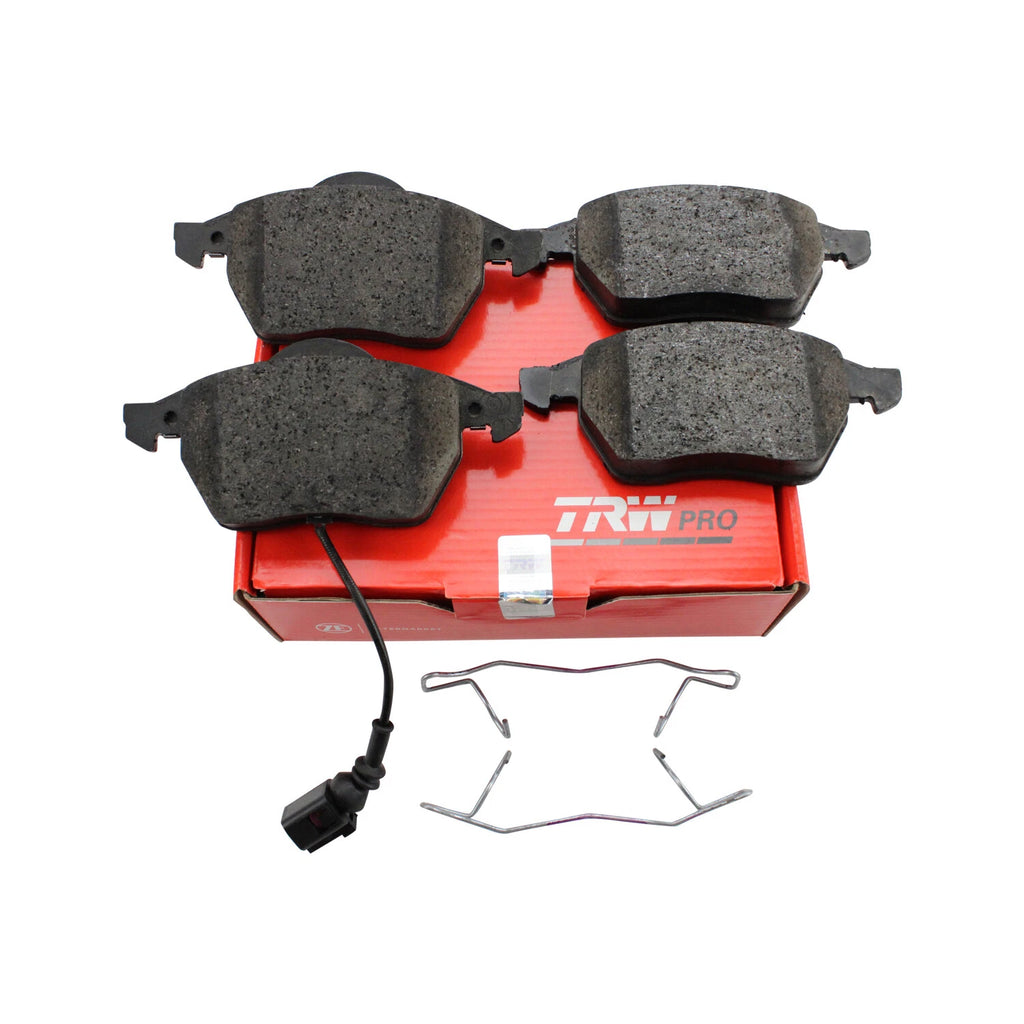 TRW Pro Low-Metallic Brake Pad Set with Sensor for Audi TT VW Golf Beetle Jetta (2000–2023)