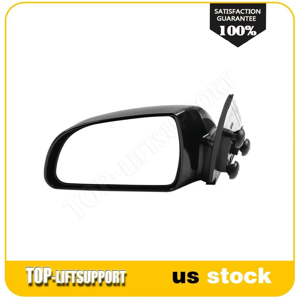 Left Side View Mirror for Hyundai Sonata (2006–2010) - Power Heated Black Clear