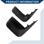 Mud Flaps Splash Guards 1 Set for Mercedes-Benz S Class (2008-2014)