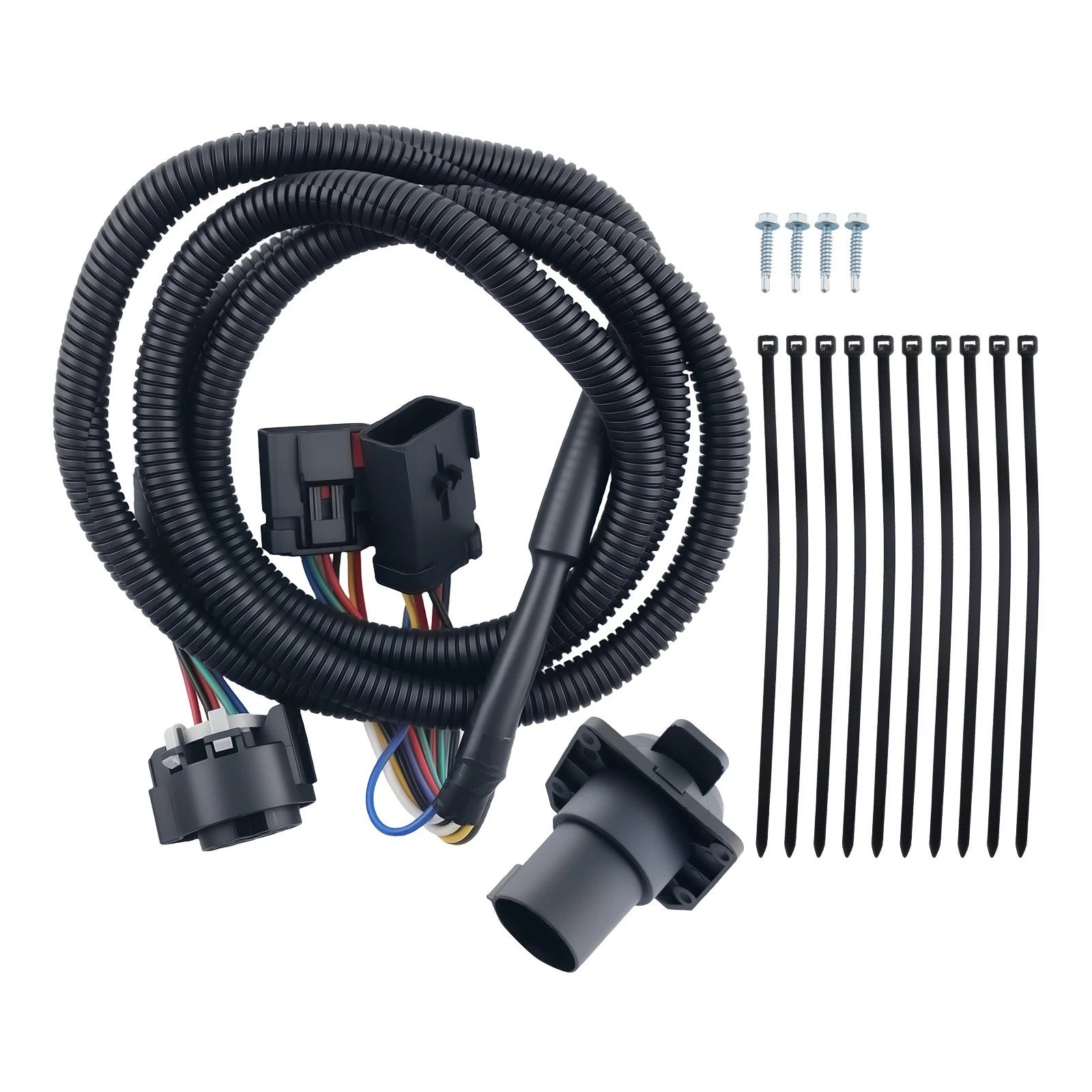 7 Pin Trailer Wiring Harness Extension for Dodge Ram 1500 (1995–2008)