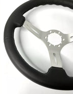 Steering Wheel Leather Grip 6 Hole Slotted for Universal Car (2005–2018)