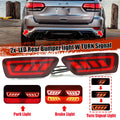 2X LED Rear Fog Light for Jeep Grand Cherokee (2011–2021)