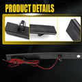 Smoke LED Rear Reflector Bumper Lights Lamp Pair for Chevy Corvette C7 (2014–2019)