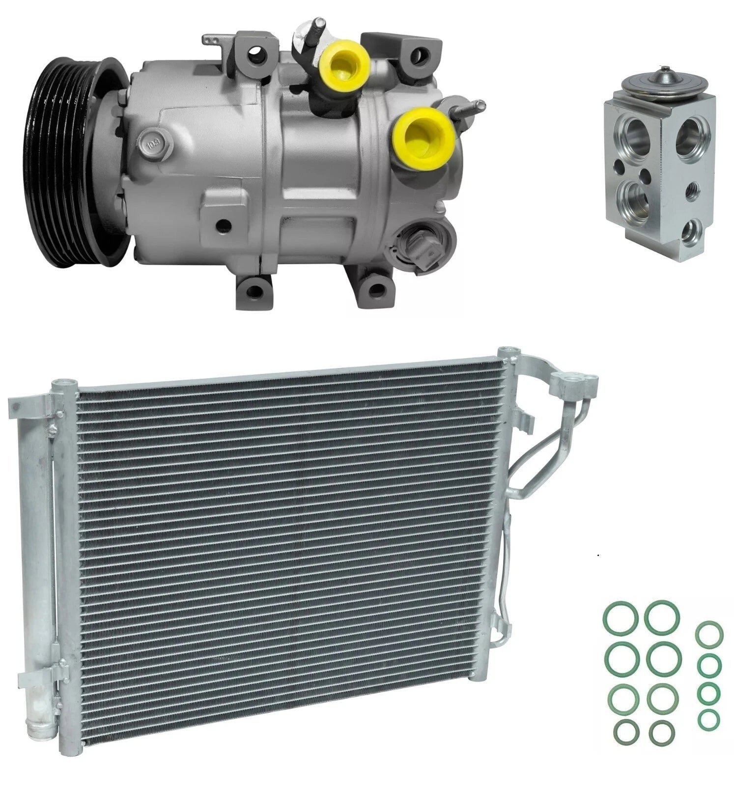 AC Compressor Kit with Condenser for Kia Optima 2.0T (2017–2018)