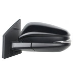 Replacement Ready to Paint Driver Power Door Mirror w/Heated Glass w/Turn Signal