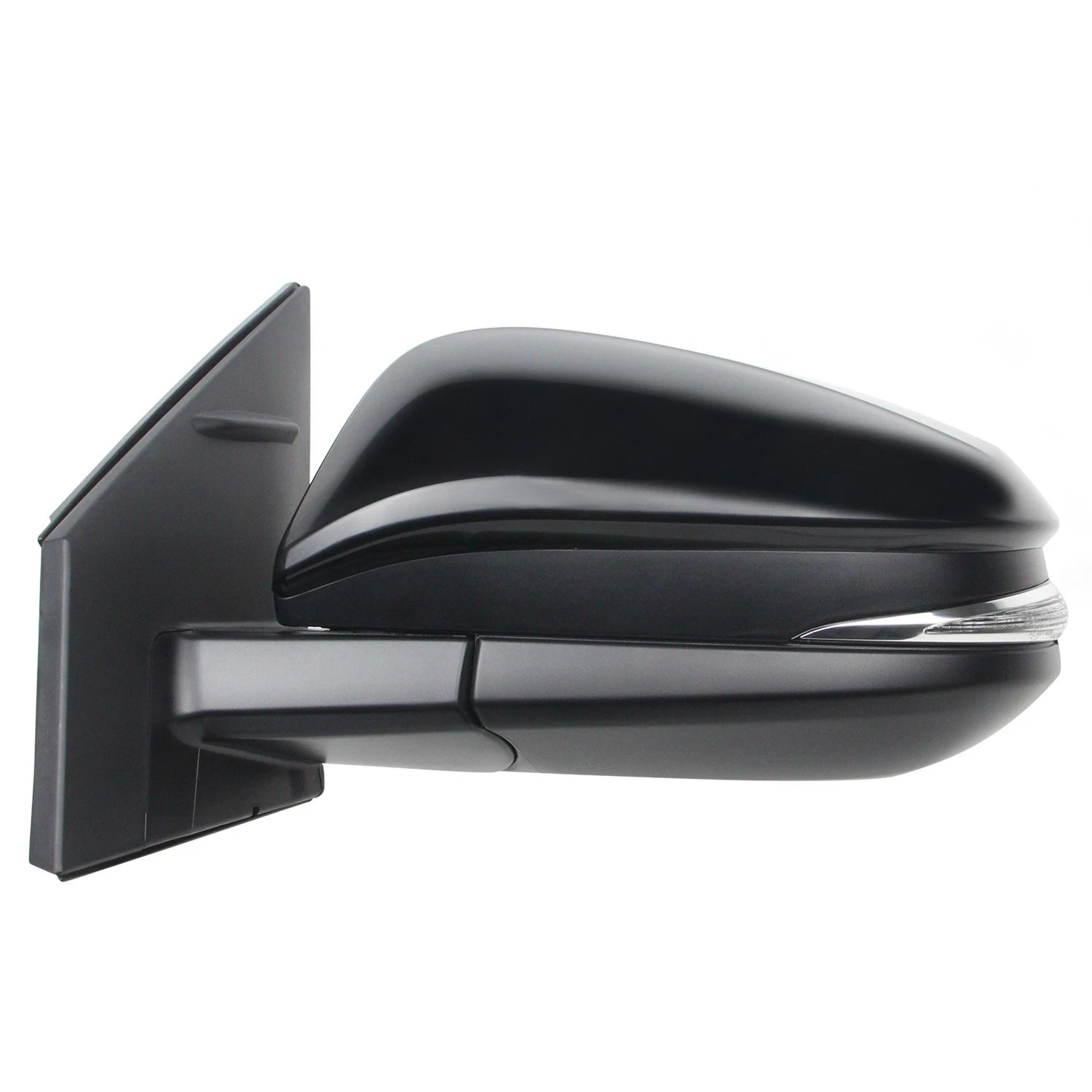 Replacement Ready to Paint Driver Power Door Mirror w/Heated Glass w/Turn Signal