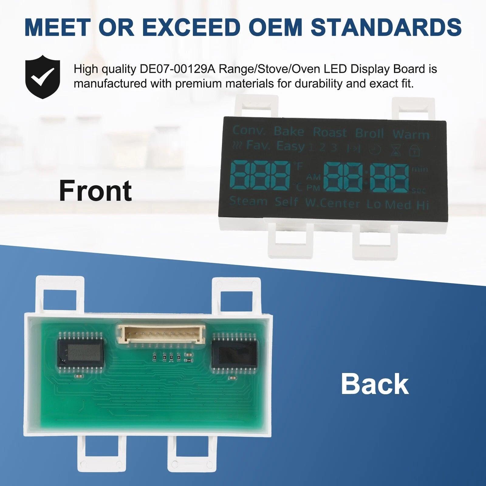 LED Display Board for Samsung Electric Range (Various Models)