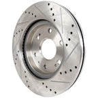 Disc Brake & Pad Kit for Chevy Tahoe (2007) - Cross-drilled Ceramic Pads