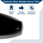 Exterior Door Handle Cover Trim for BMW X1 X2 X5 F15 X6 F16 (2014–2019) Black ABS