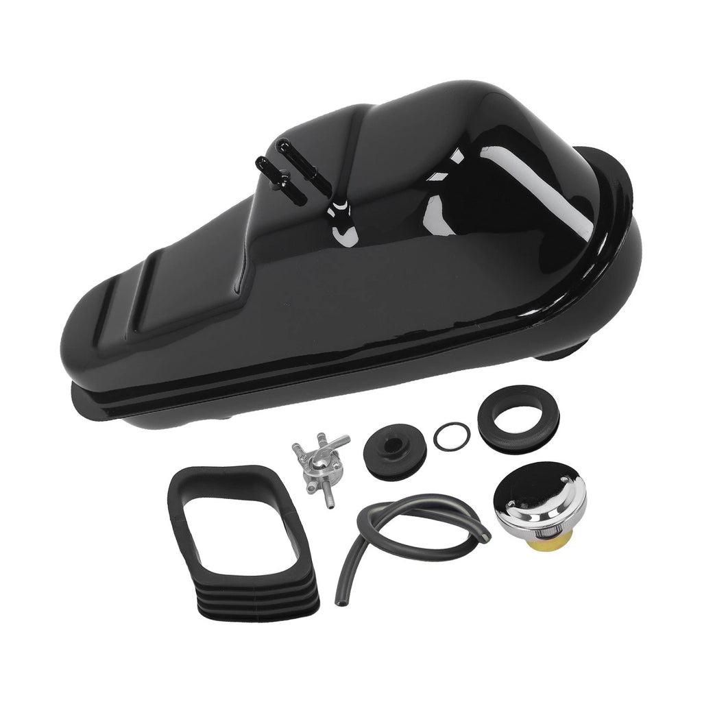 Black Gas Tank with Cap for Honda CT70 (1977-1982)