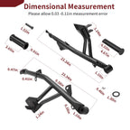 Passenger Foot Peg Set for Kawasaki Vulcan S EN650 (2015–2024) 99994-0570